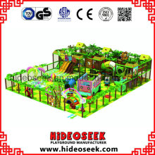 Terrain de jeux Soft Forest Style pour enfants avec toboggans